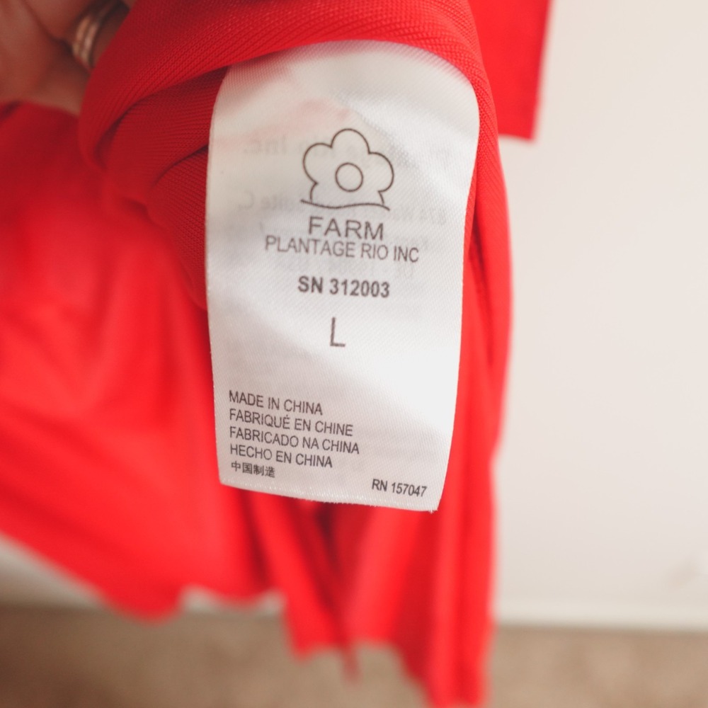 Farm Rio Dress V Neck Ruched Maxi - Picture 10 of 15